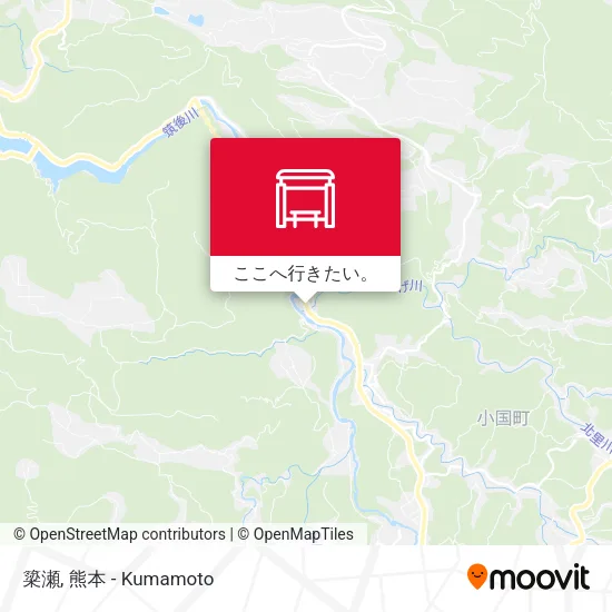 簗瀬地図
