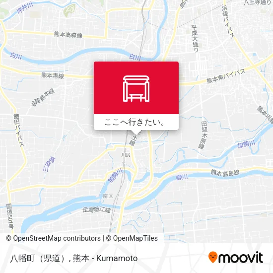 八幡町（県道）地図