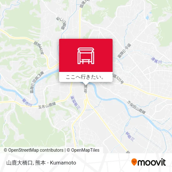 山鹿大橋口地図