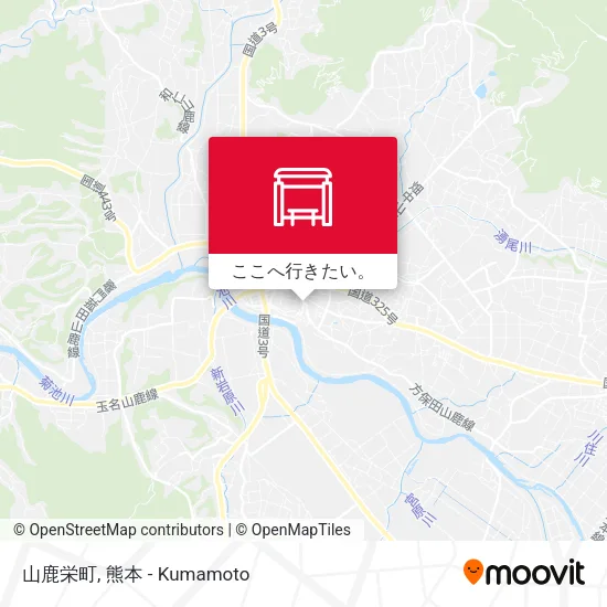 山鹿栄町地図