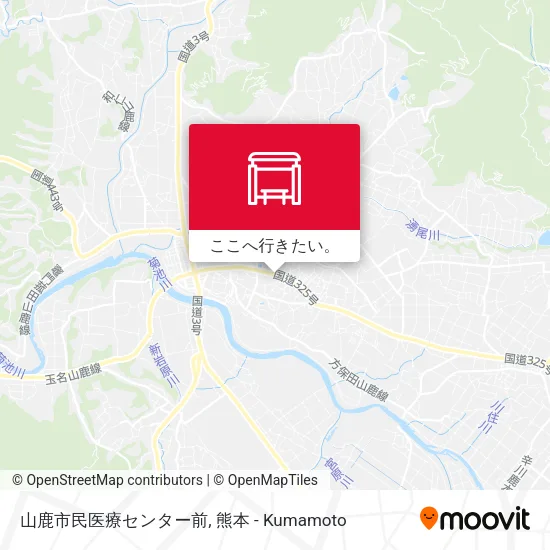 山鹿市民医療センター前地図