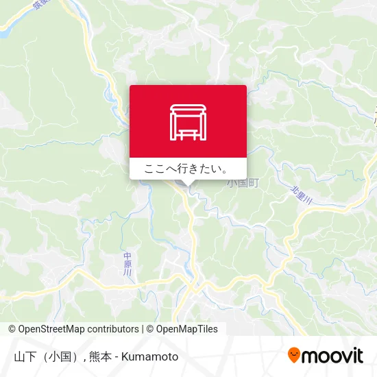 山下（小国）地図
