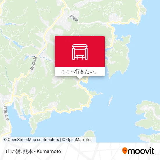 山の浦地図