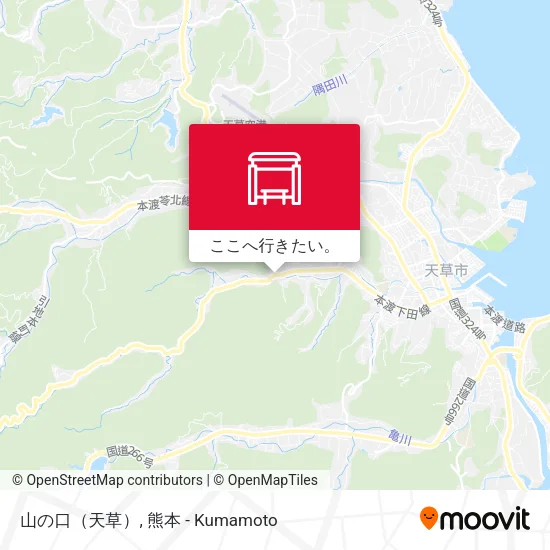 山の口（天草）地図