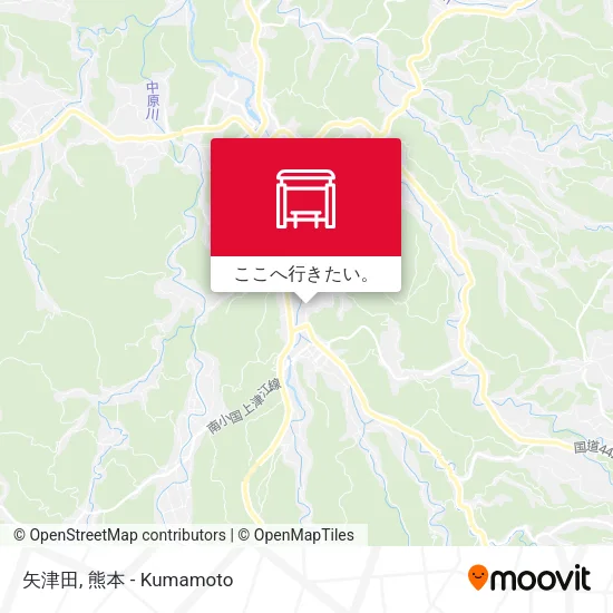 矢津田地図