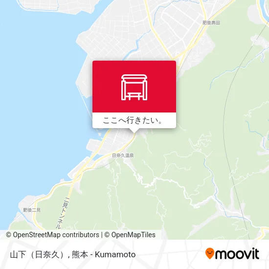 山下（日奈久）地図