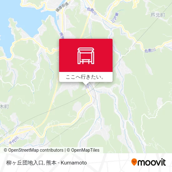 柳ヶ丘団地入口地図