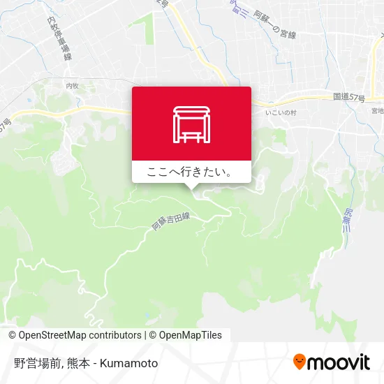 野営場前地図