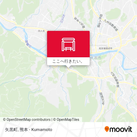 矢黒町地図