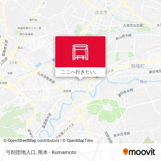 弓削団地入口地図