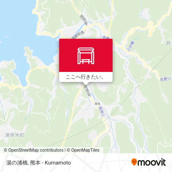 湯の浦橋地図