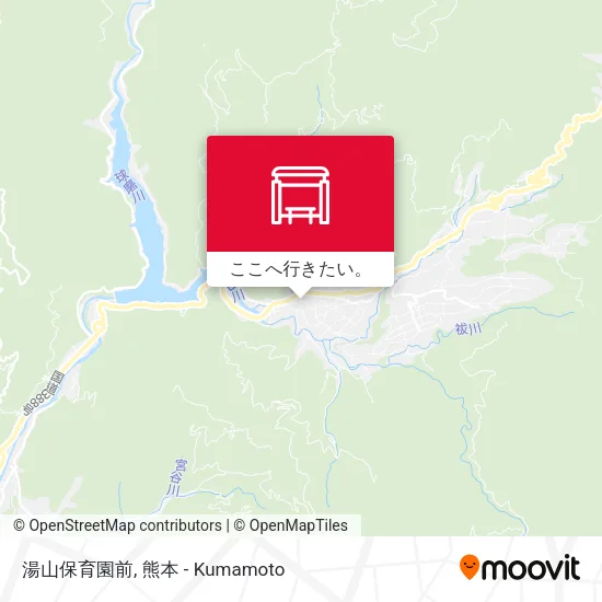 湯山保育園前地図