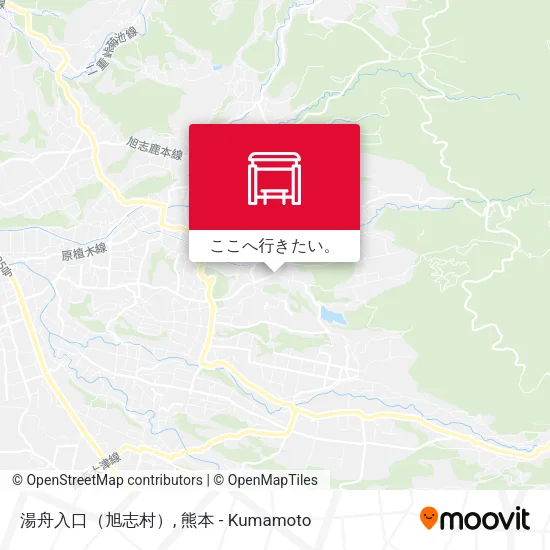 湯舟入口（旭志村）地図
