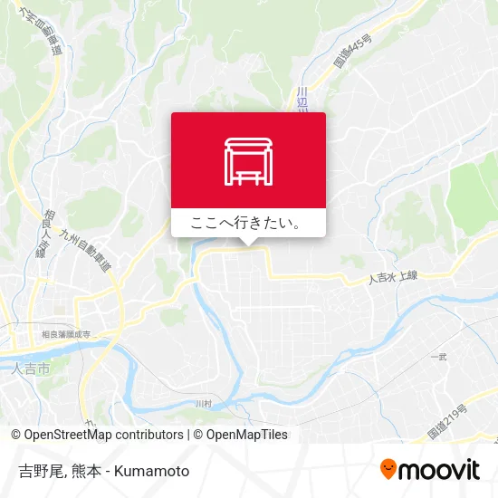 吉野尾地図