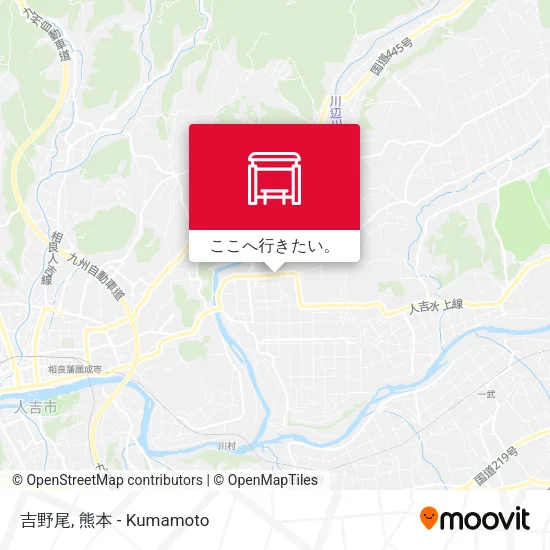 吉野尾地図