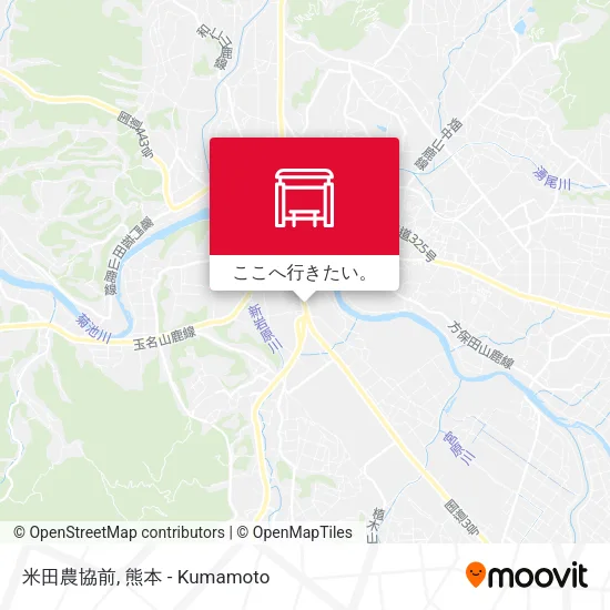 米田農協前地図
