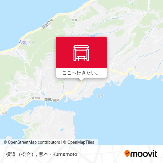 横道（松合）地図