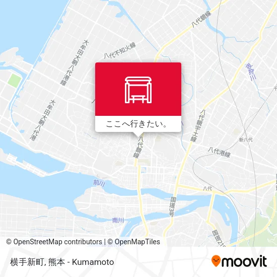 横手新町地図