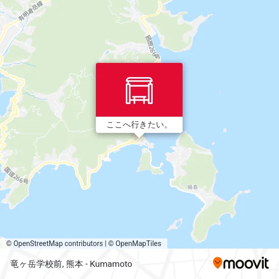 竜ヶ岳学校前地図