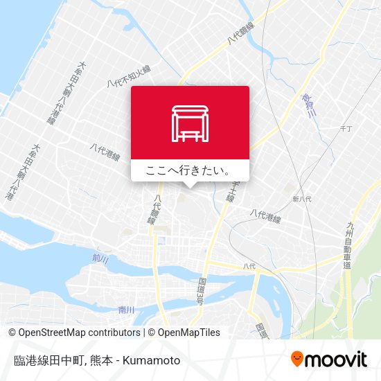 臨港線田中町地図
