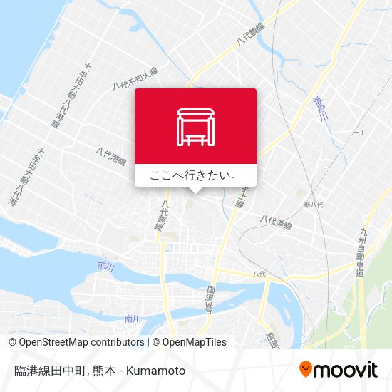 臨港線田中町地図