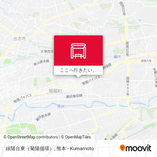 緑陽台東（菊陽循環）地図