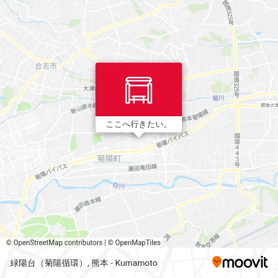 緑陽台（菊陽循環）地図