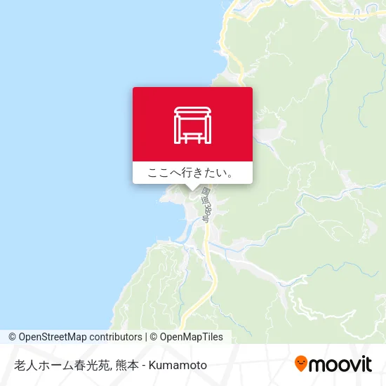 老人ホーム春光苑地図