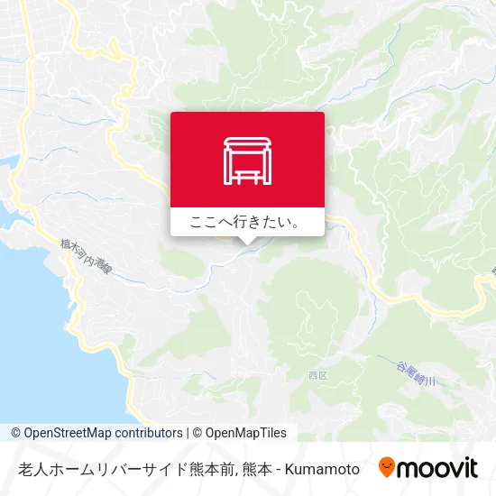 老人ホームリバーサイド熊本前地図