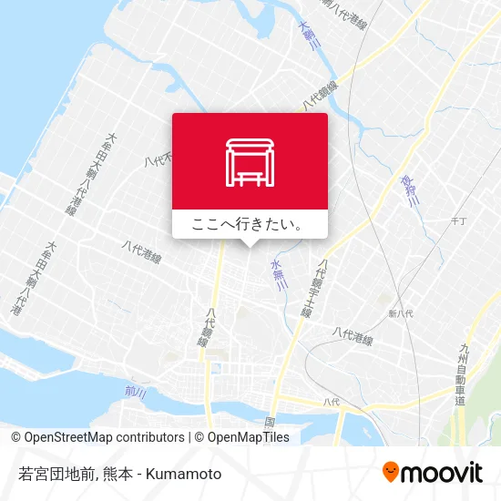 若宮団地前地図