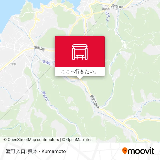渡野入口地図