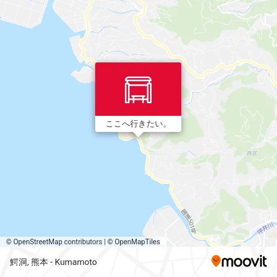 鰐洞地図
