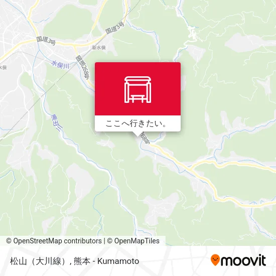 松山（大川線）地図