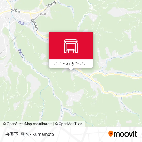 桜野下地図