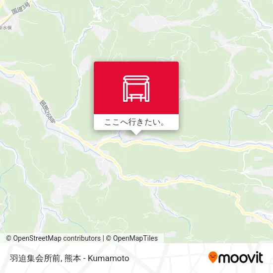 羽迫集会所前地図