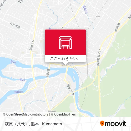 萩原（八代）地図