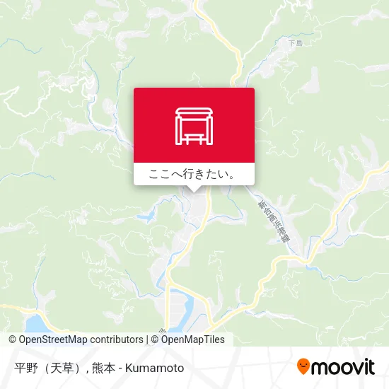 平野（天草）地図