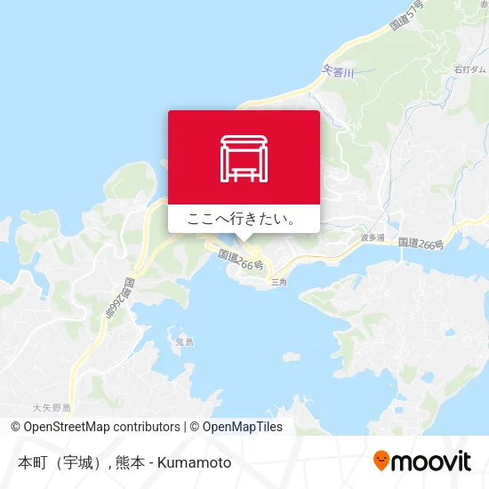 本町（宇城）地図
