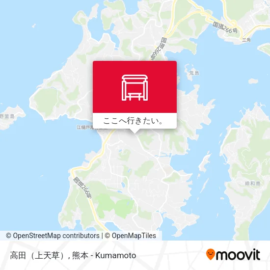 高田（上天草）地図