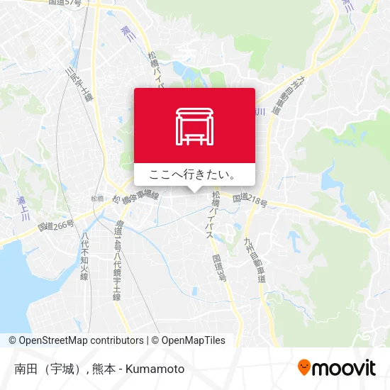 南田（宇城）地図