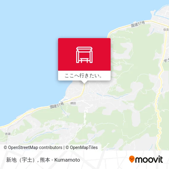 新地（宇土）地図