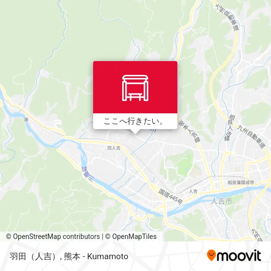 羽田（人吉）地図