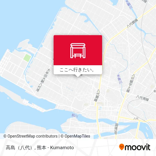 高島（八代）地図
