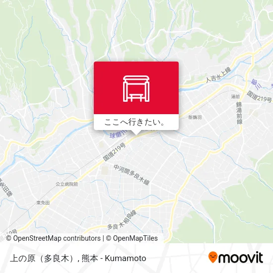 上の原（多良木）地図