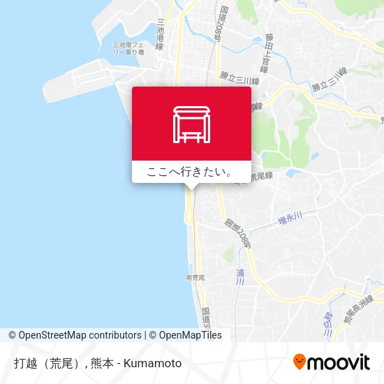 打越（荒尾）地図