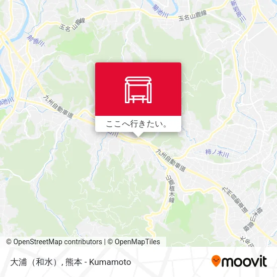 大浦（和水）地図