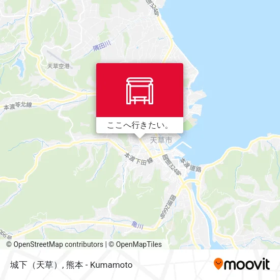 城下（天草）地図