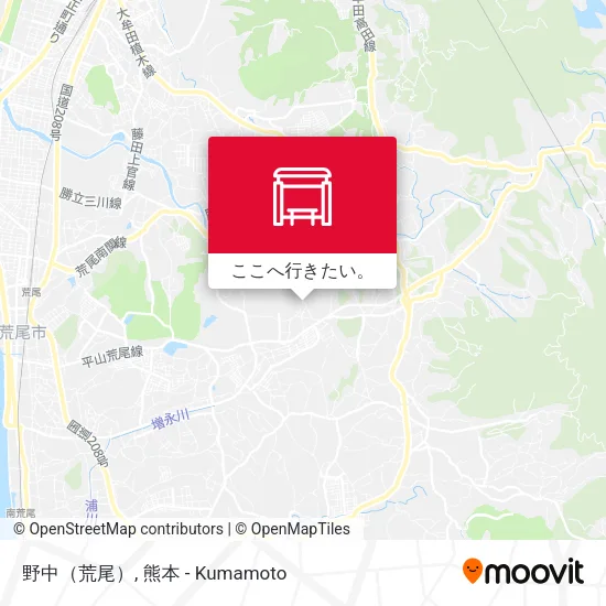 野中（荒尾）地図