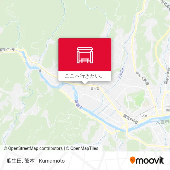 瓜生田地図