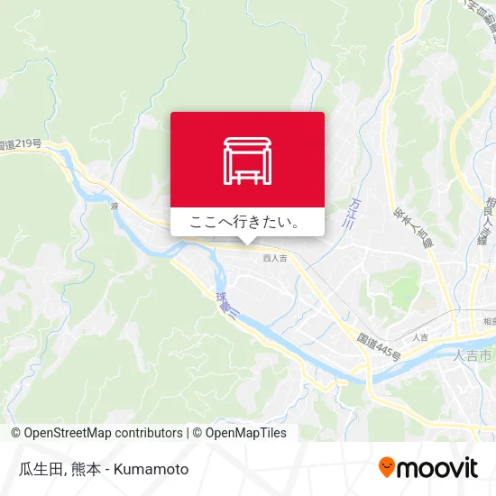 瓜生田地図